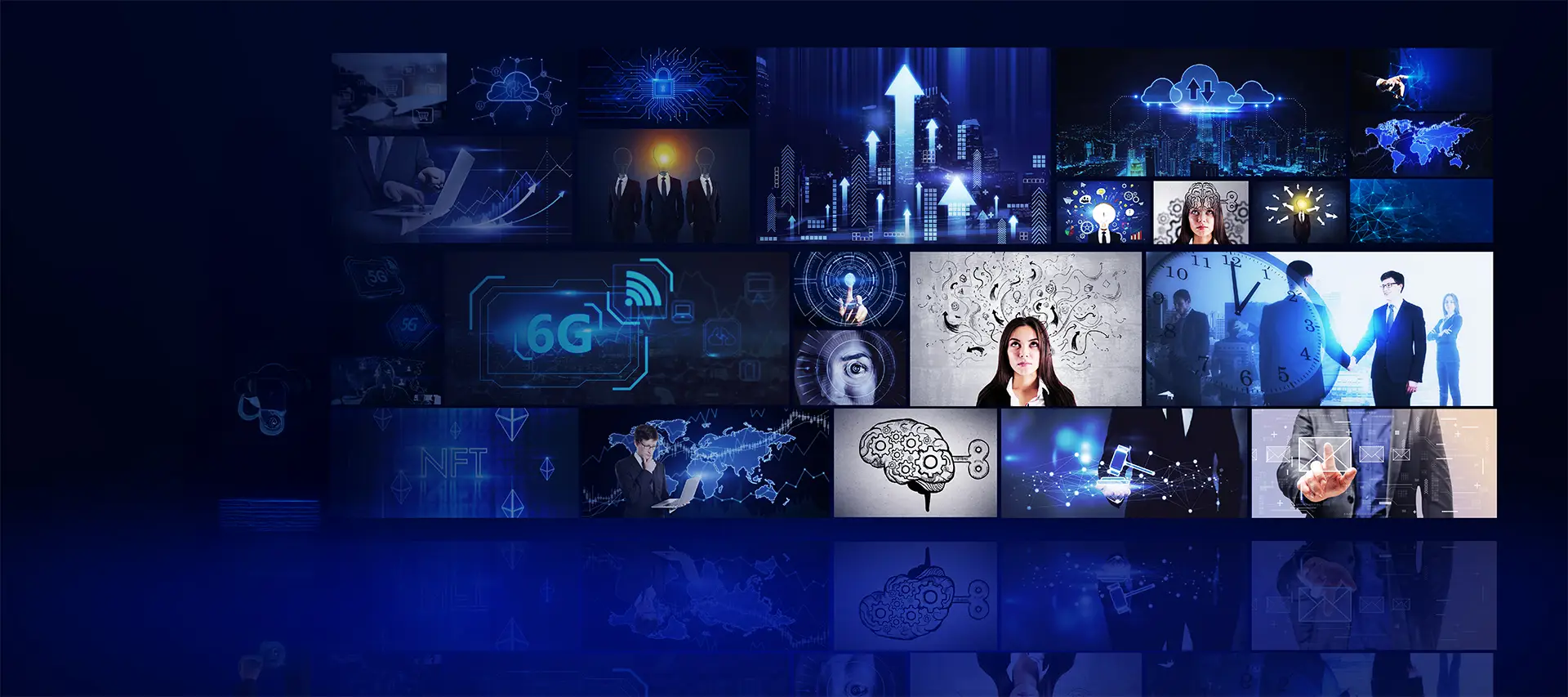 Digital technology conference background