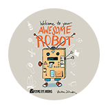 Welcome To Your Awesome Robot by Viviane Schwarz (2013) , Robotics Books For Kids