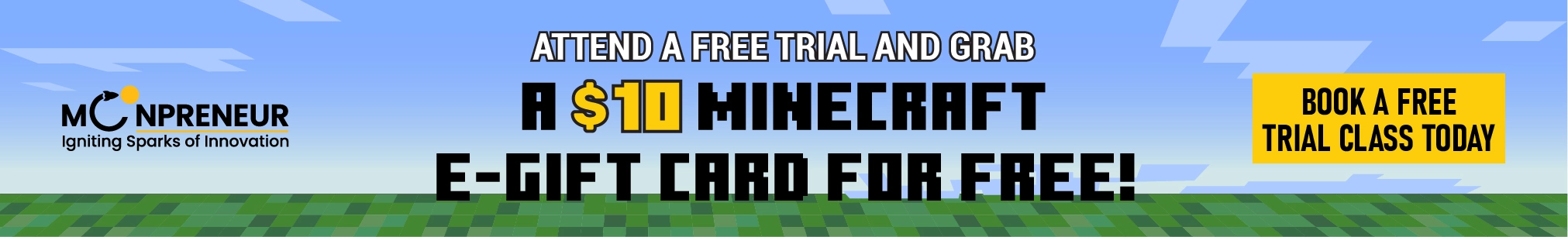 Minecraft Ad Banner