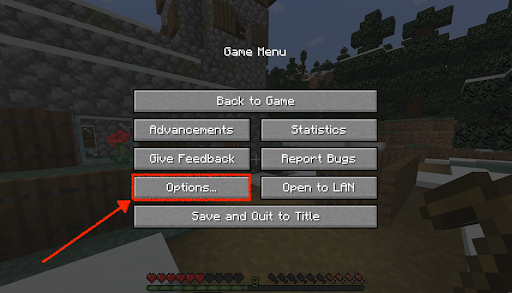 method 1 step 2 game menu