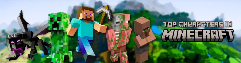 top 5 minecraft characters