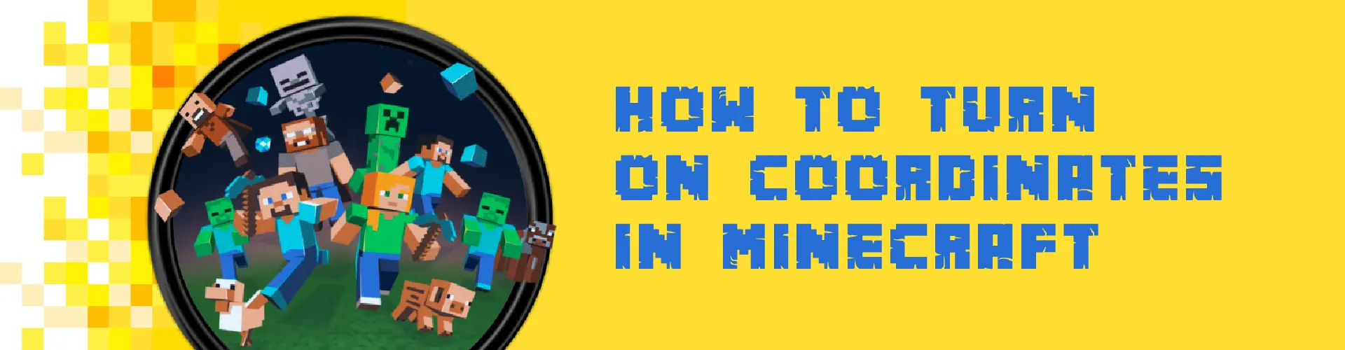 turn on coordinates in minecraft