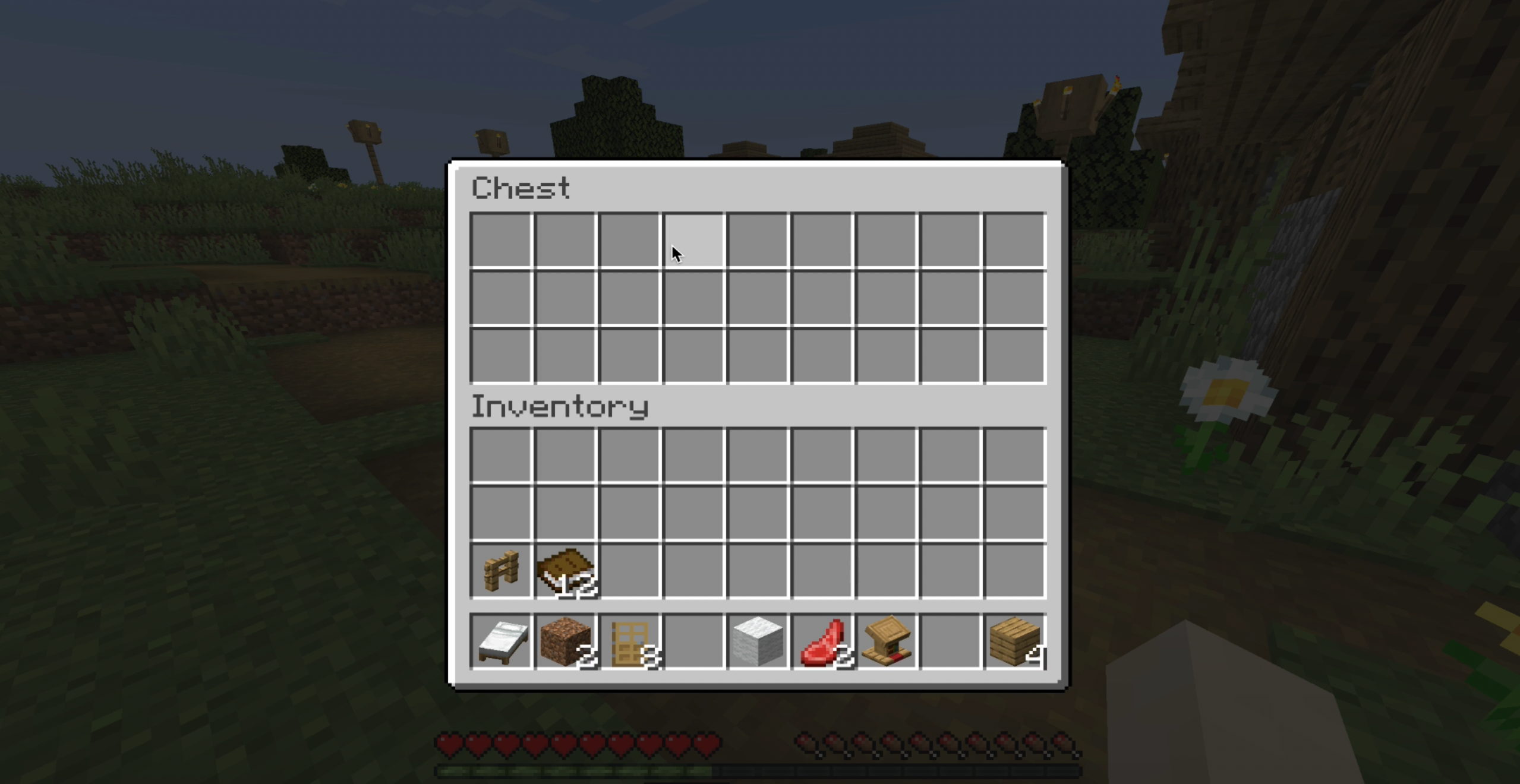 how to make a chest in minecraft