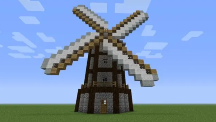 The Simplest Minecraft Windmill