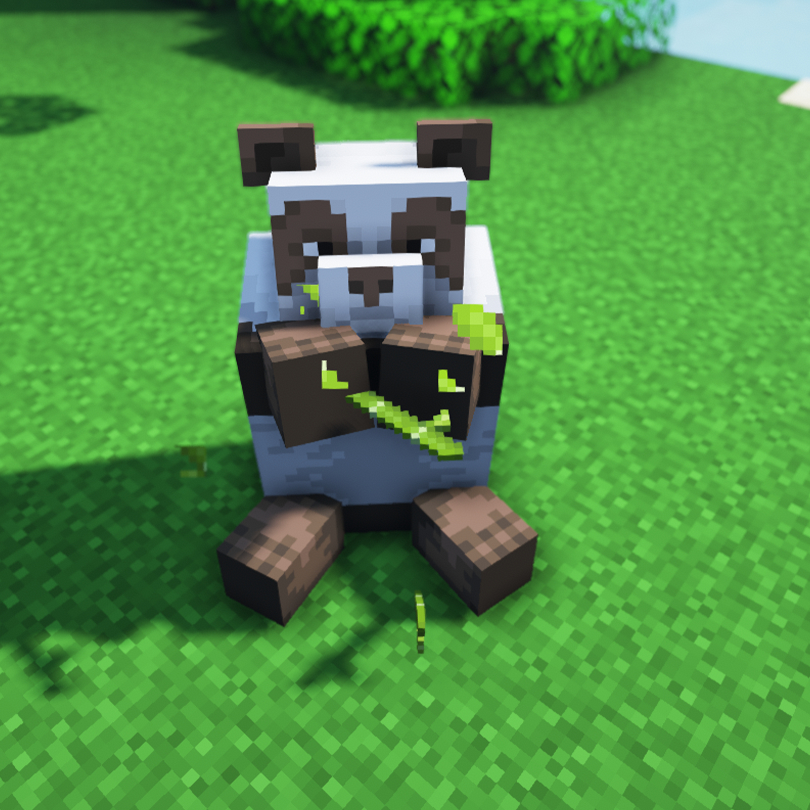 Brown Panda in Minecraft