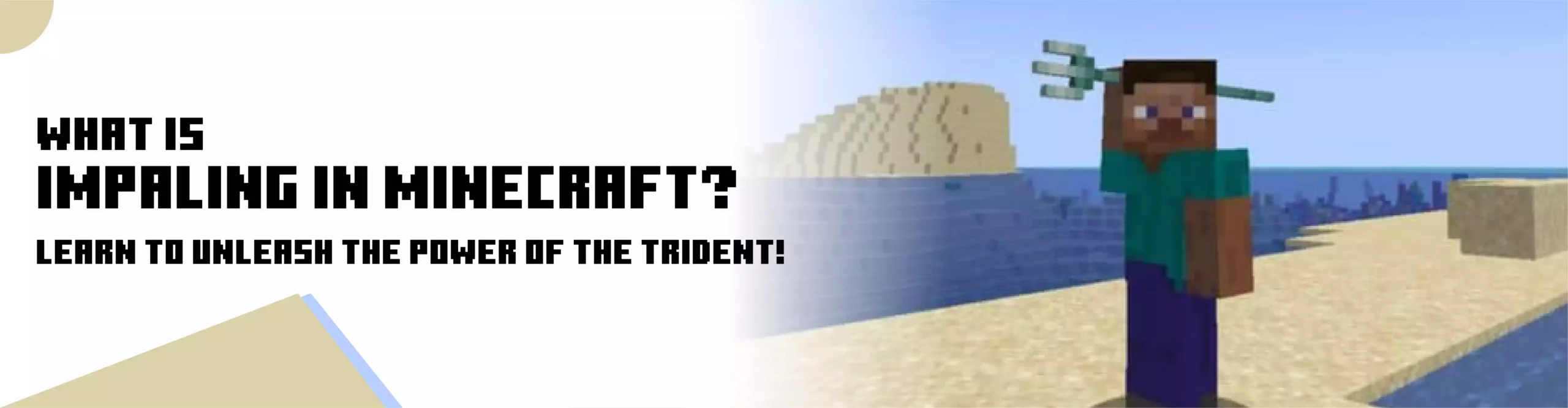 Unleash The Power Of The Trident in minecraft