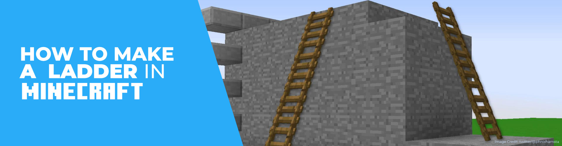 How To Make Ladder In Minecraft