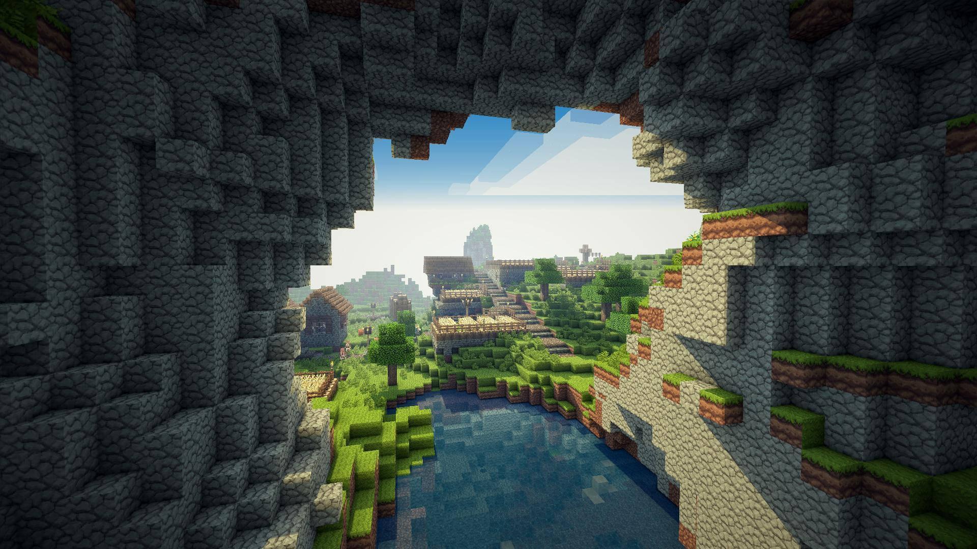 Minecraft Cave Building