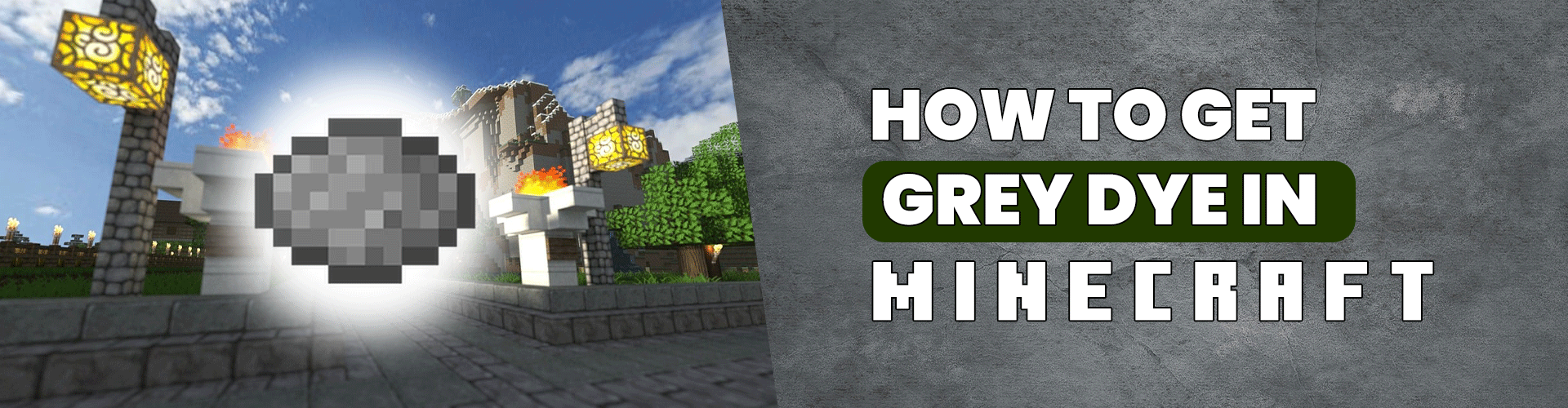 How To Make Grey Dye In Minecraft