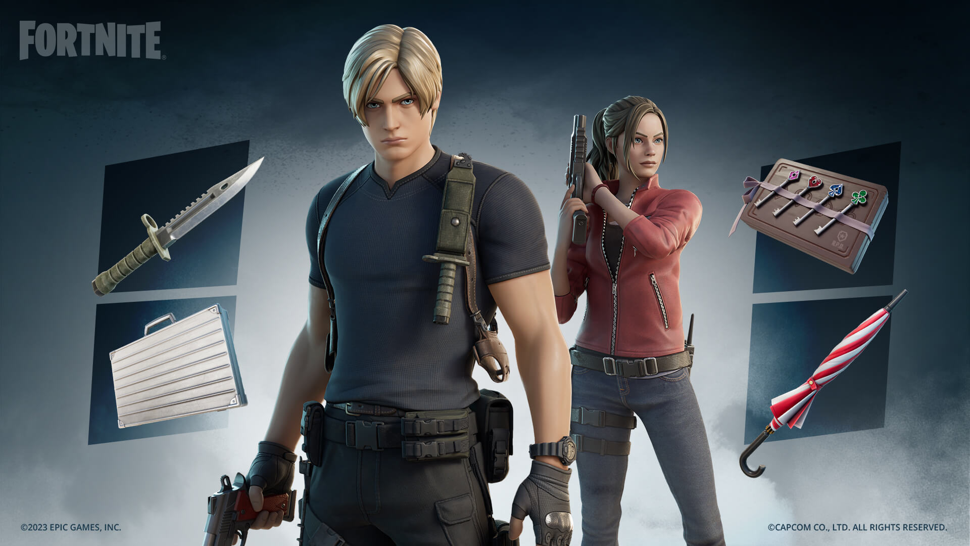 LEON S. KENNEDY and CLAIRE REDFIELD Bundles