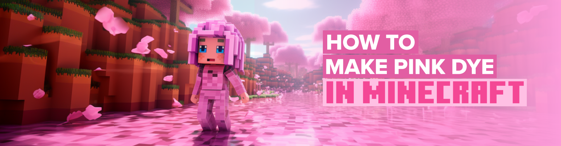 How To Make Pink Dye In Minecraft