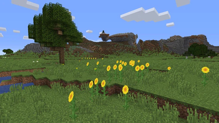 Finding Sunflowers In Minecraft