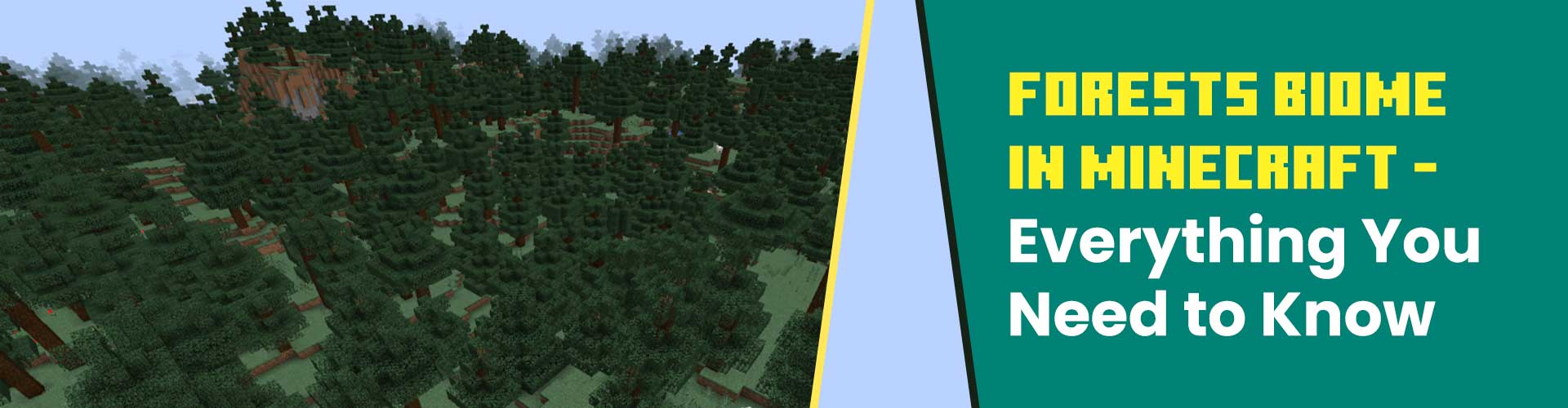 Forests Biome in Minecraft