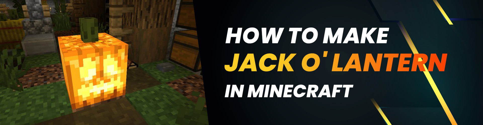 How to Make Jack O' Lantern in Minecraft