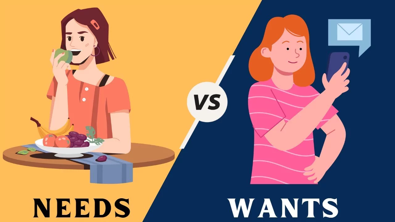 Learning the Difference Between Wants and Needs