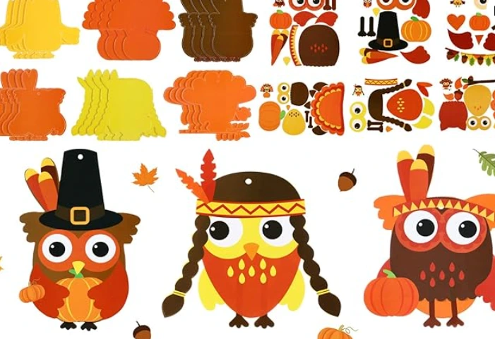 Thanksgiving Owl Craft Kit