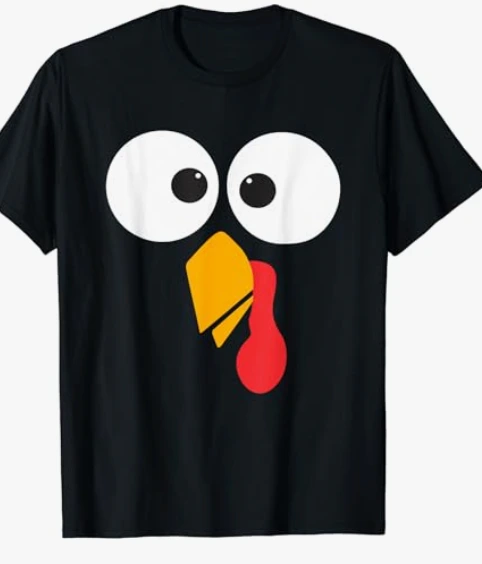 Thanksgiving Turkey Face T-shirt