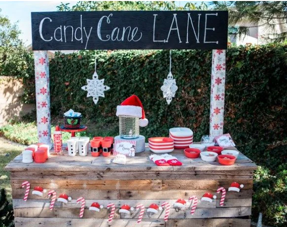 Candy Cane Decorating Station