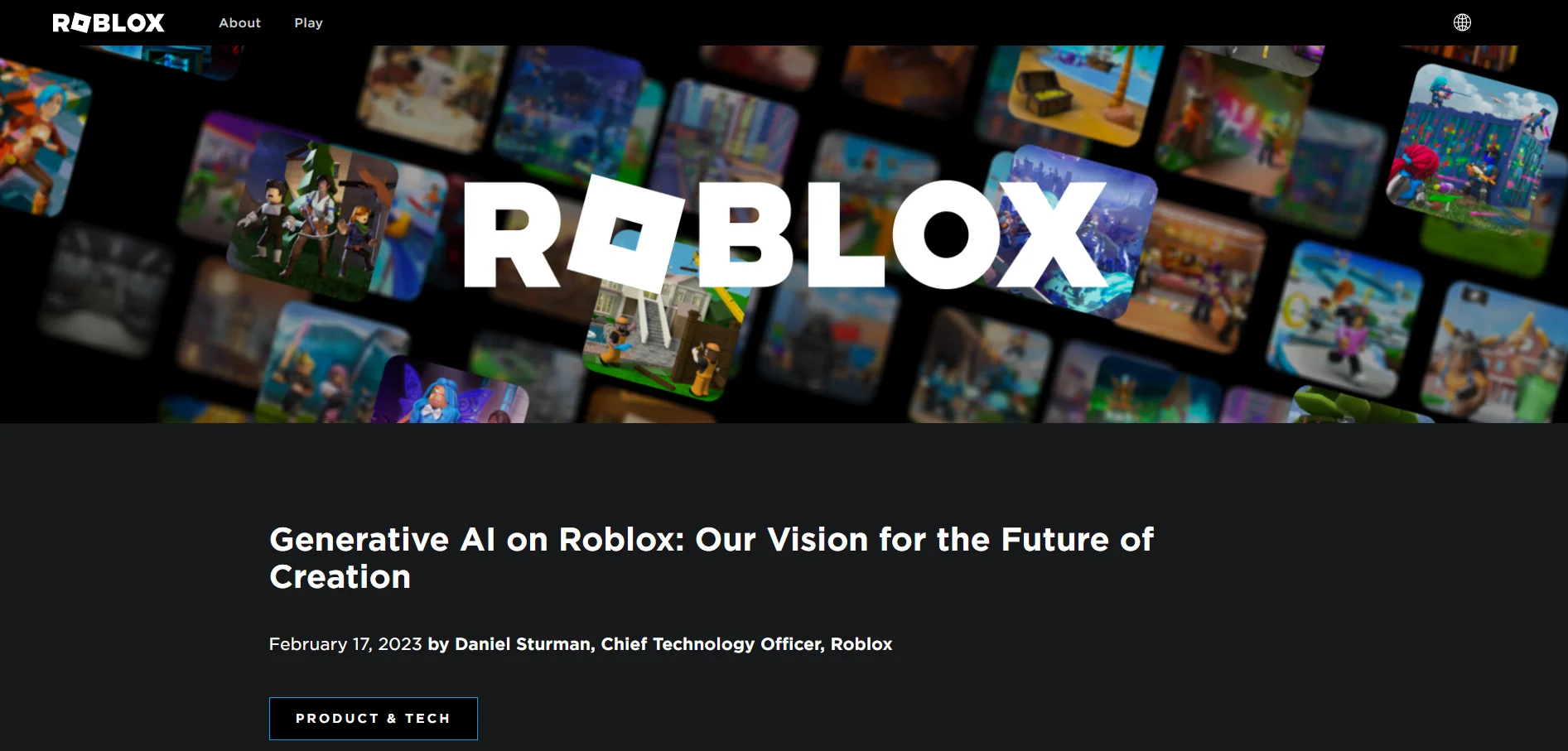 Roblox Generative AI