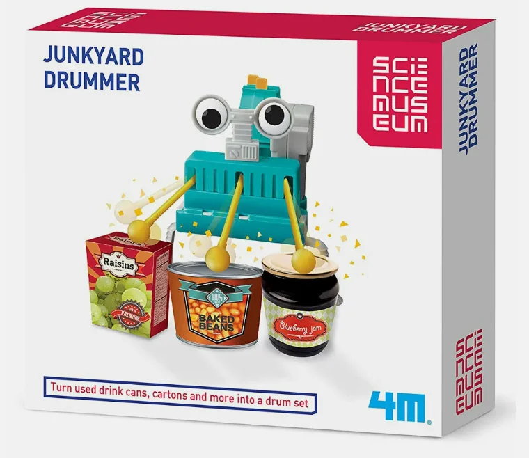 DIY Junkyard Drummer robot Kit