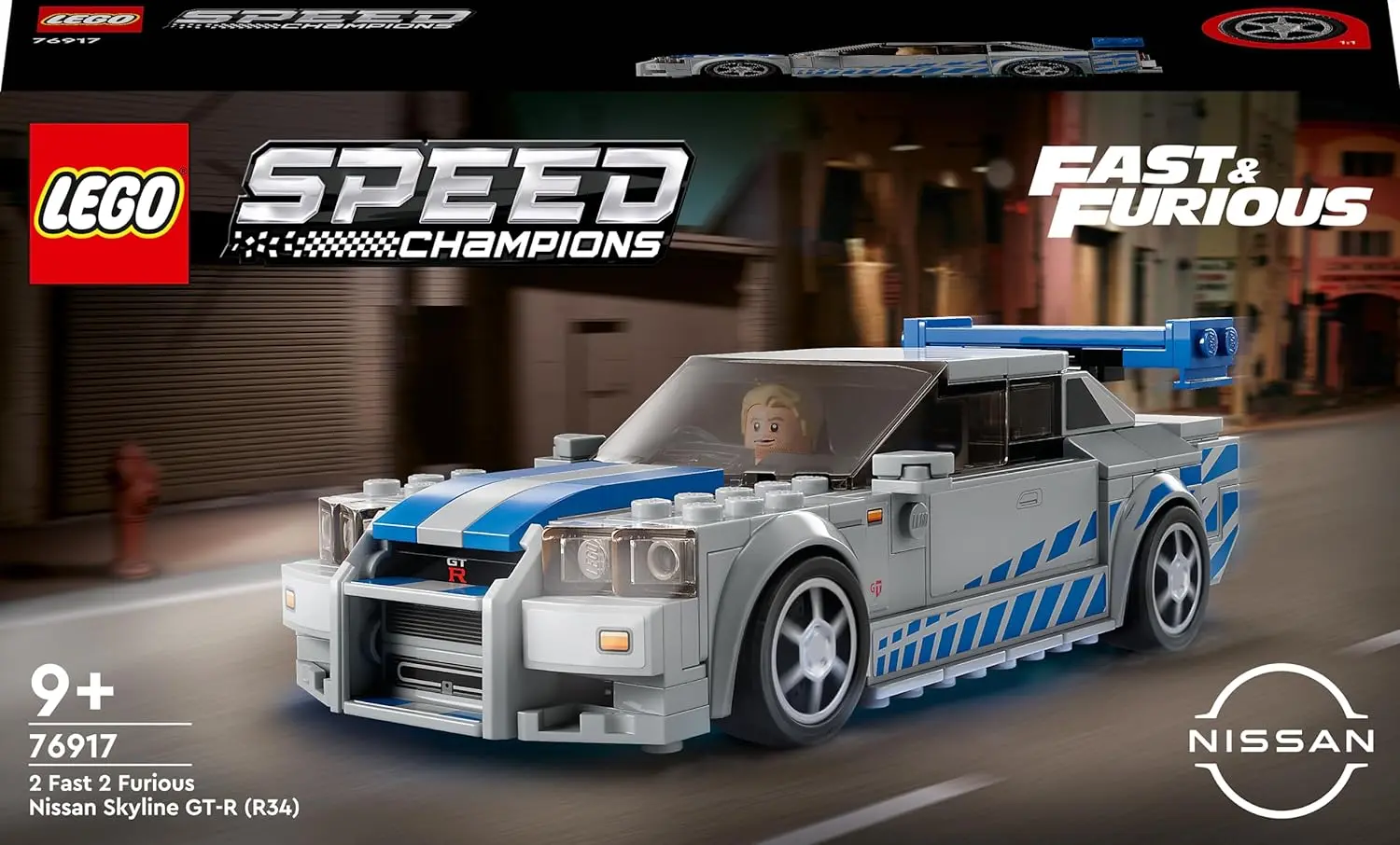Lego Speed Champions 2 Fast 2 Furious Nissan Skyline Gt R