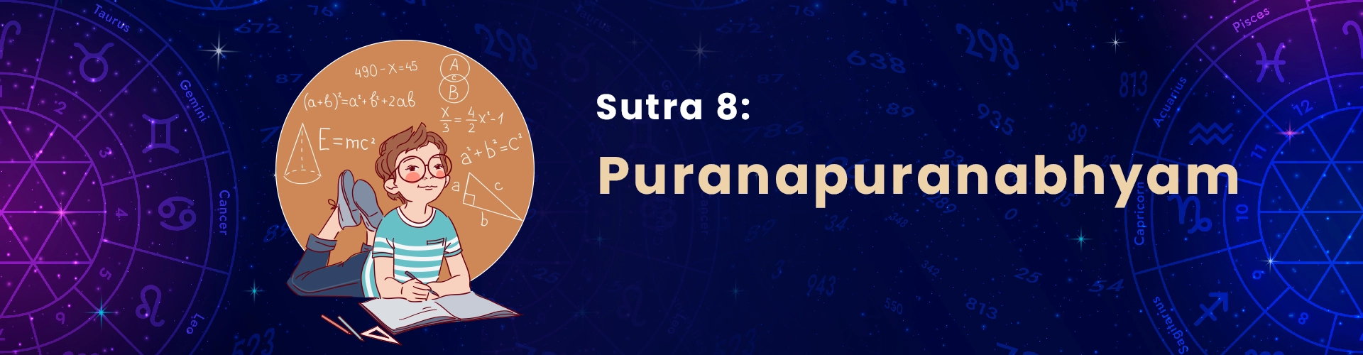 Vedic Math Sutra 8: Puranapuranabhyam