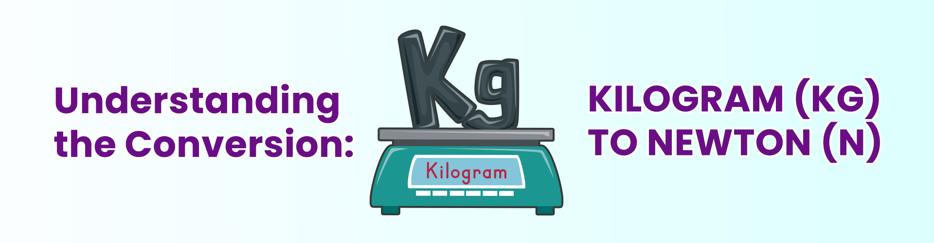 Converting Kilogram to Newton