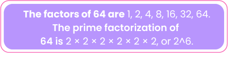 Factor of 64