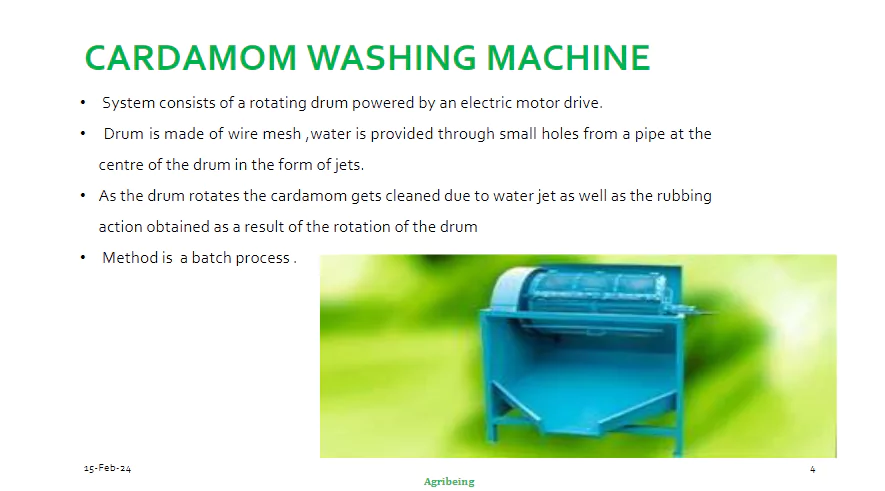 Agribeing - Cardamon Cleaning Machine