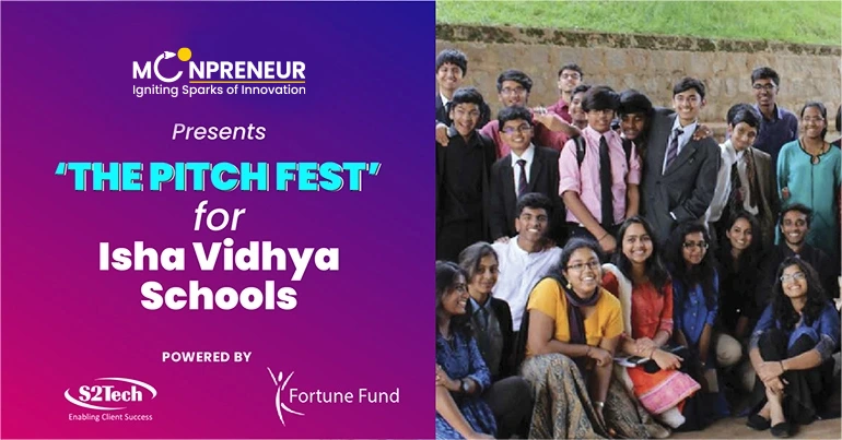 Moonpreneur Presents ‘The Pitch Fest’ for Isha Vidhya Schools
