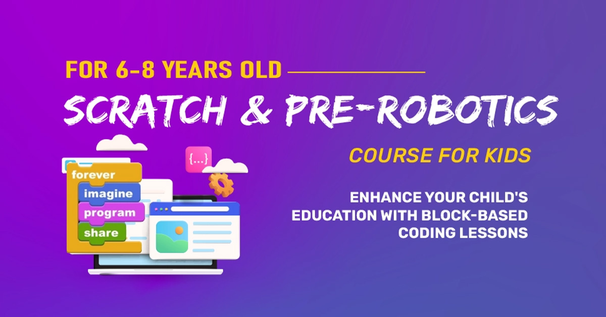 Pre-Robotics Course for 6-8 Years