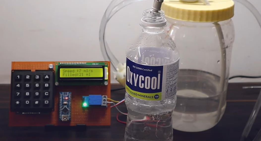 Arduino DIY Project No. 5 is an Automatic Water Filling Machine